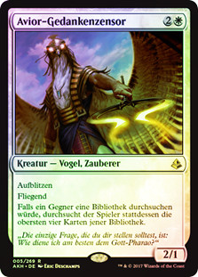 Aven Mindcensor
Amonkhet (Foil) - German
Single
Magic The Gathering