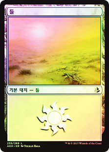 Plains (#255)
Amonkhet (Foil) - Korean
Single
Magic The Gathering