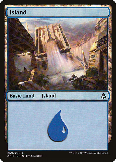 Island (#259)\nAmonkhet\nSingle\nMagic The Gathering