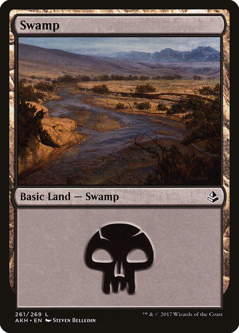 Swamp (#261)\nAmonkhet\nSingle\nMagic The Gathering