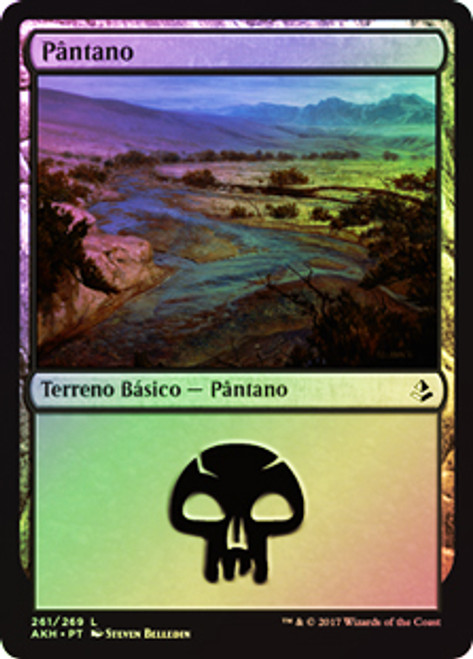 MTG SLP 0033 沼 / Swamp Foil Magic Con B Swamp (Secret Lair Promo) (#033) (Full Art) | Promo: General