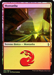 Mountain (#265)
Amonkhet (Foil) - Portuguese
Single
Magic The Gathering