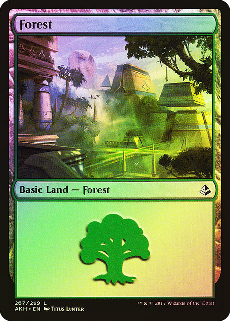 Forest (#267)\nAmonkhet\nSingle\nMagic The Gathering
