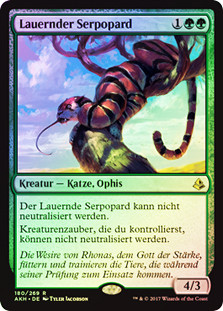 Prowling Serpopard
Amonkhet (Foil) - German
Single
Magic The Gathering