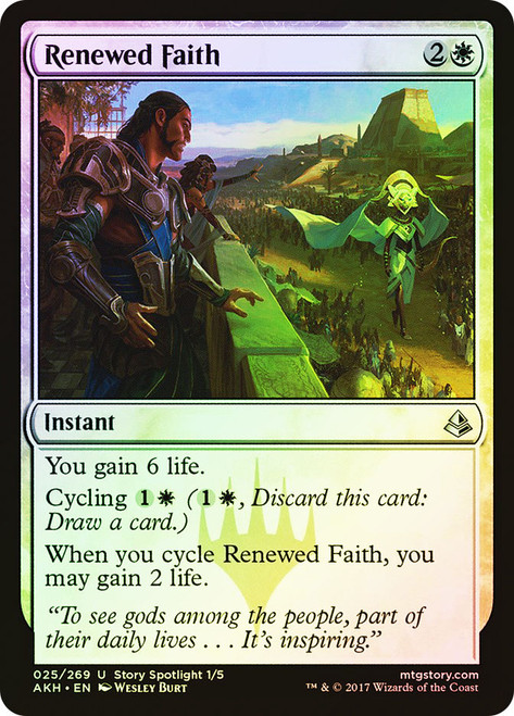 Renewed Faith\nAmonkhet\nSingle\nMagic The Gathering