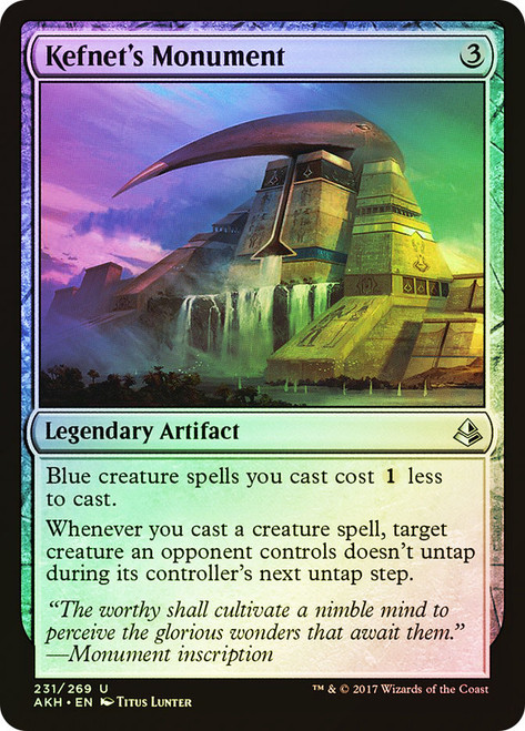 Kefnet's Monument\nAmonkhet\nSingle\nMagic The Gathering
