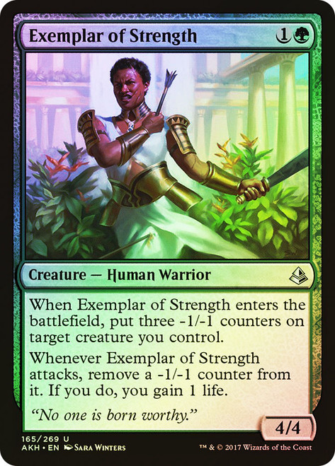 Exemplar of Strength\nAmonkhet\nSingle\nMagic The Gathering