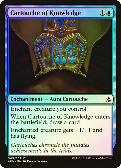 Cartouche of Knowledge\nAmonkhet\nSingle\nMagic The Gathering
