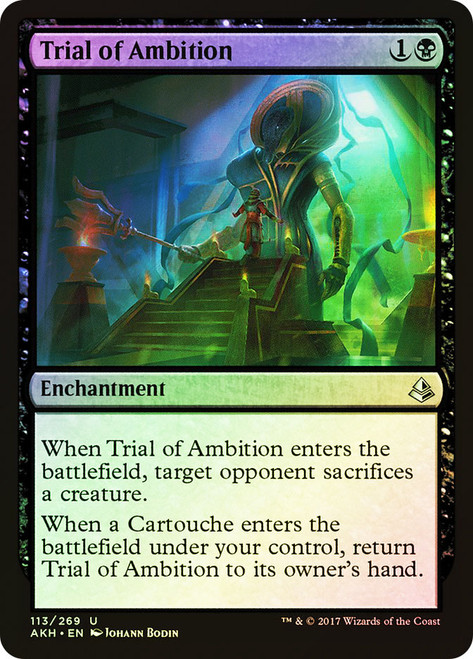 Trial of Ambition\nAmonkhet\nSingle\nMagic The Gathering