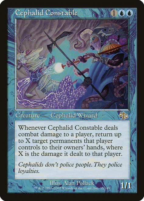 Cephalid Constable\nJudgment\nSingle\nMagic The Gathering