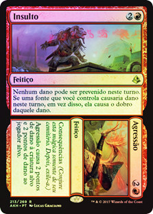 Insult // Injury
Amonkhet - Portuguese
Single
Magic The Gathering