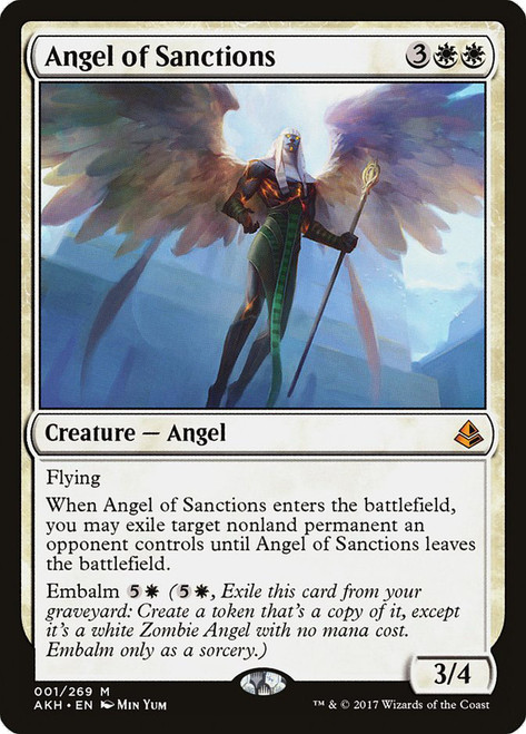 Angel of Sanctions\nAmonkhet\nSingle\nMagic The Gathering