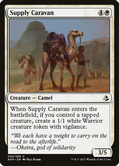 Supply Caravan\nAmonkhet\nSingle\nMagic The Gathering