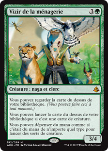 Vizier of the Menagerie
Amonkhet - French
Single
Magic The Gathering