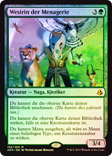 Vizier of the Menagerie
Amonkhet (Foil) - German
Single
Magic The Gathering
