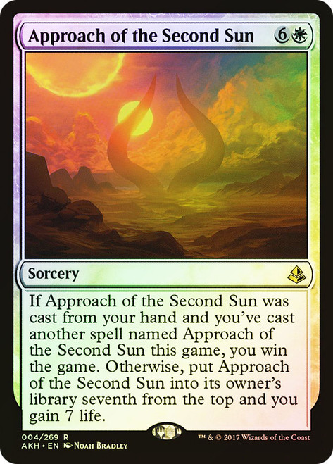 Approach of the Second Sun\nAmonkhet\nSingle\nMagic The Gathering