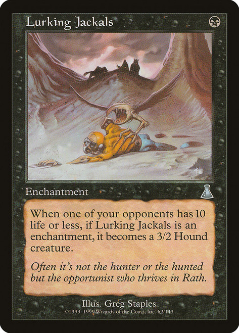 Lurking Jackals\nUrza's Destiny\nSingle\nMagic The Gathering