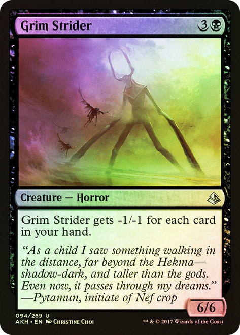 Grim Strider\nAmonkhet\nSingle\nMagic The Gathering