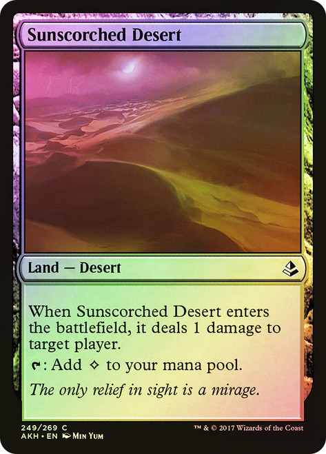 Sunscorched Desert\nAmonkhet\nSingle\nMagic The Gathering
