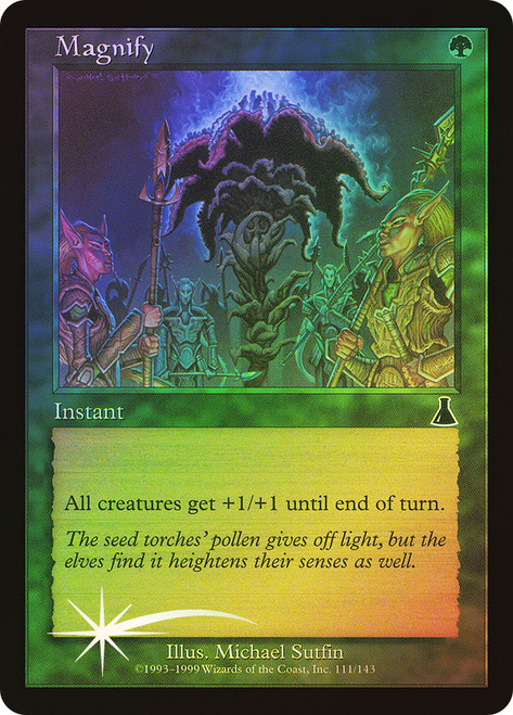 Magnify\nUrza's Destiny\nSingle\nMagic The Gathering
