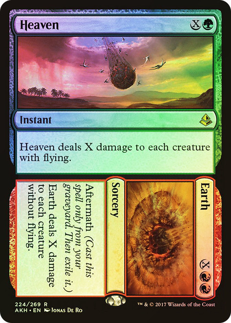 Heaven // Earth\nAmonkhet\nSingle\nMagic The Gathering