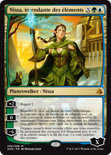 Nissa, Steward of Elements
Amonkhet - French
Single
Magic The Gathering