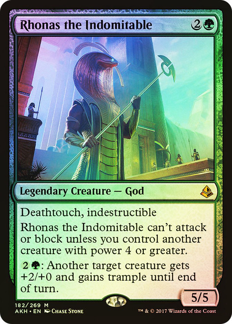 Rhonas the Indomitable\nAmonkhet\nSingle\nMagic The Gathering
