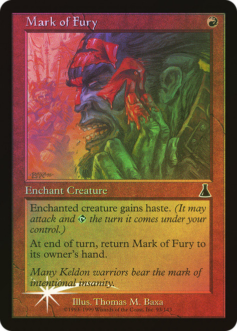 Mark of Fury\nUrza's Destiny\nSingle\nMagic The Gathering