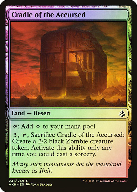 Cradle of the Accursed\nAmonkhet\nSingle\nMagic The Gathering