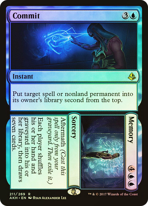 Commit // Memory
Amonkhet
Single
Magic: The Gathering