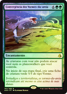 Sandwurm Convergence
Amonkhet (Foil) - Portuguese
Single
Magic The Gathering