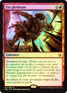 Glorious End
Amonkhet (Foil) - French
Single
Magic The Gathering