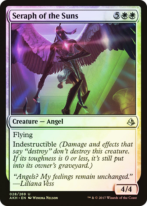 Seraph of the Suns\nAmonkhet\nSingle\nMagic The Gathering