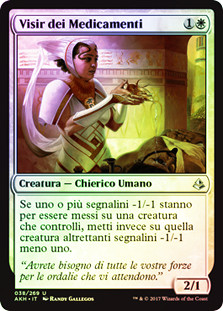 Vizier of Remedies
Amonkhet (Foil) - Italian
Single
Magic The Gathering