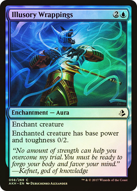 Illusory Wrappings\nAmonkhet\nSingle\nMagic The Gathering