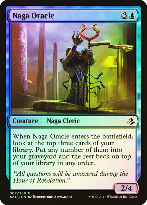 Naga Oracle\nAmonkhet\nSingle\nMagic The Gathering