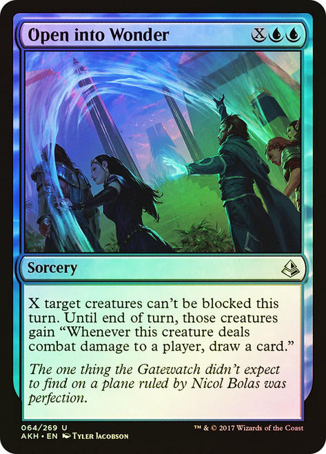 Open into Wonder\nAmonkhet\nSingle\nMagic The Gathering
