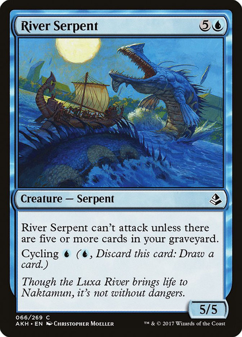 River Serpent\nAmonkhet\nSingle\nMagic The Gathering