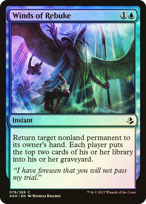 Winds of Rebuke\nAmonkhet\nSingle\nMagic The Gathering