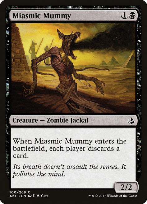 Miasmic Mummy\nAmonkhet\nSingle\nMagic The Gathering