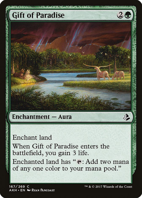 Gift of Paradise\nAmonkhet\nSingle\nMagic The Gathering