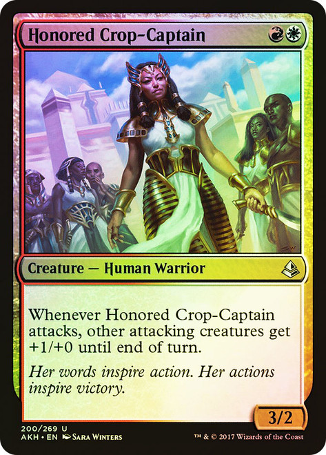 Honored Crop-Captain\nAmonkhet\nSingle\nMagic The Gathering
