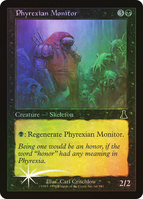Phyrexian Monitor\nUrza's Destiny\nSingle\nMagic The Gathering