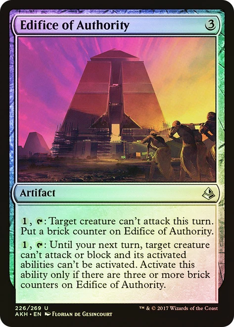 Edifice of Authority\nAmonkhet\nSingle\nMagic The Gathering