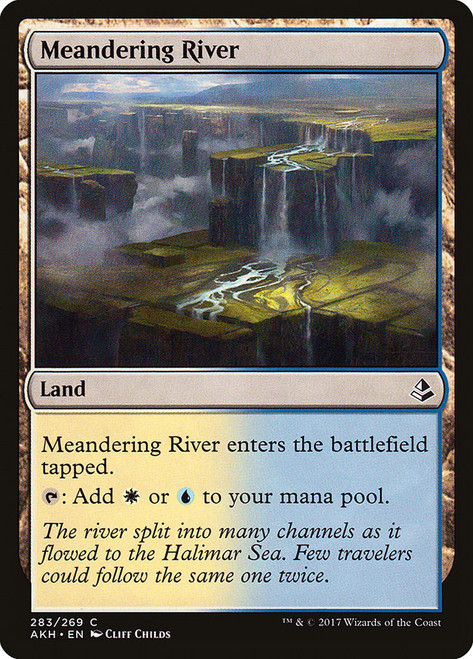 Meandering River (Deck Builder's Toolkit)\nAmonkhet\nSingle\nMagic The Gathering
