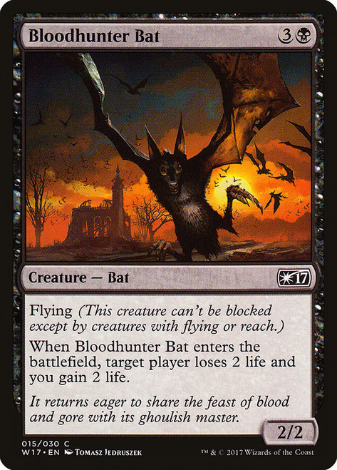 Bloodhunter Bat\nWelcome Deck 2017\nSingle\nMagic The Gathering