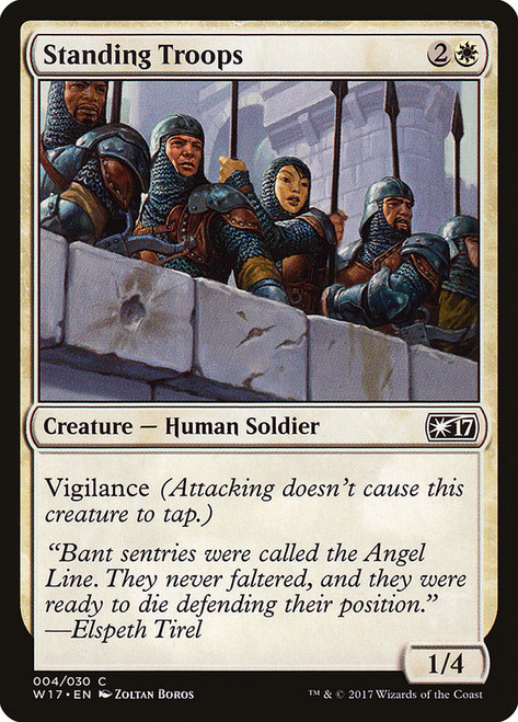 Standing Troops\nWelcome Deck 2017\nSingle\nMagic The Gathering