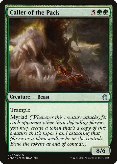 Caller of the Pack\nCommander Anthology\nSingle\nMagic The Gathering