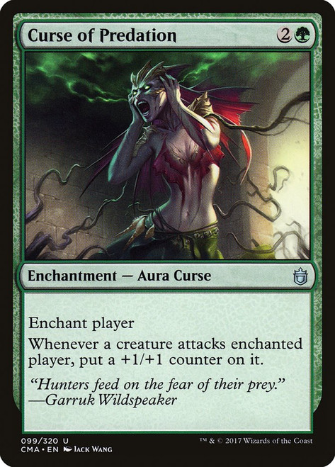 Curse of Predation\nCommander Anthology\nSingle\nMagic The Gathering