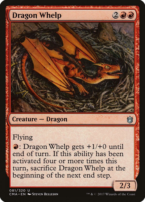 Dragon Whelp\nCommander Anthology\nSingle\nMagic The Gathering